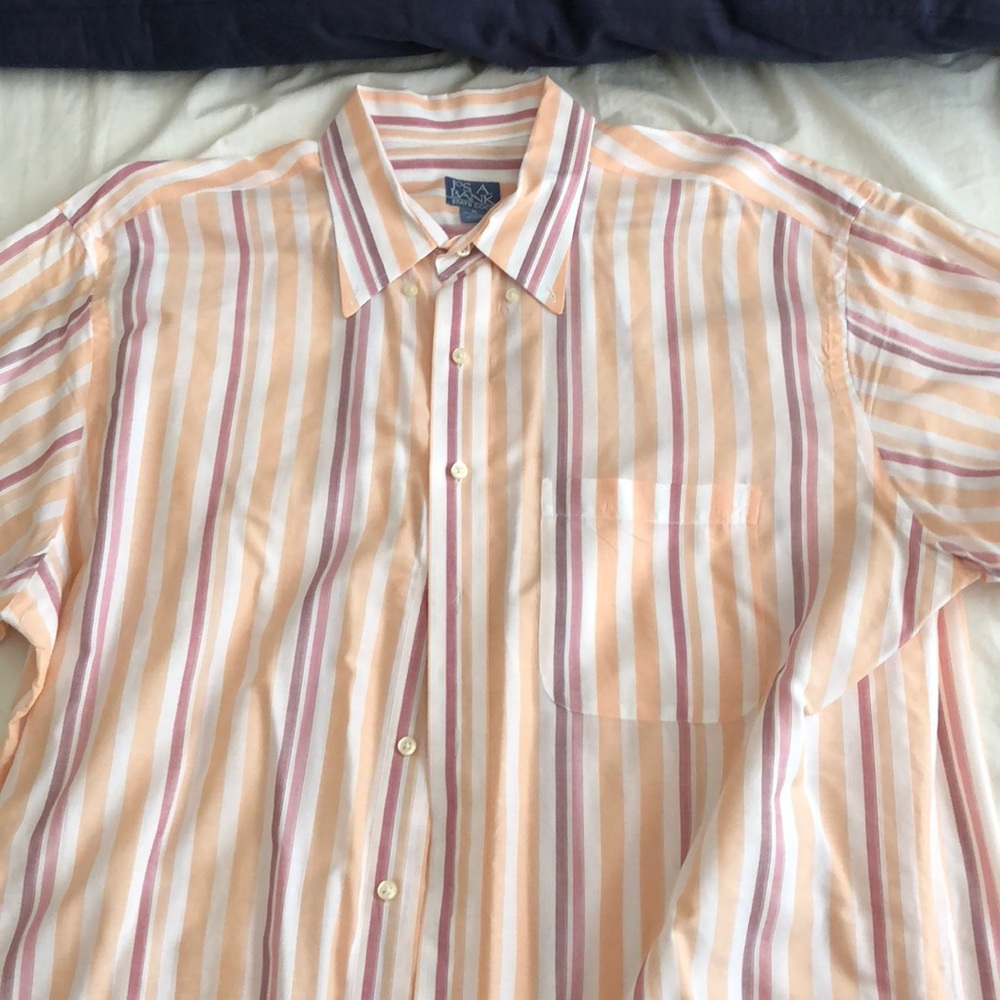 Joseph a bank short sleeve button up shirt
